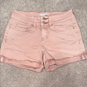 SO Blush Pink High-Rise Denim Shorts